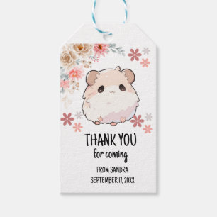 Etiqueta Para Presente Animal Engraçado Obrigado Querida.