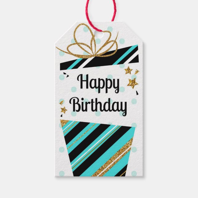 Etiqueta Para Presente Aniversário (Frente)