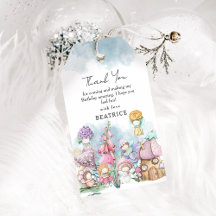 Aniversário das Pequenas Fadas Florais Obrigado Po