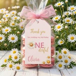 Etiqueta Para Presente Aniversário de 1 ano da Daisy  Não é uma coisa MAR