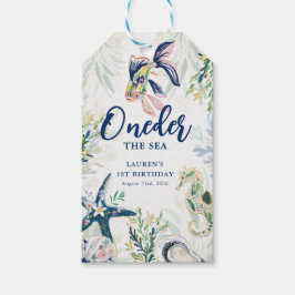 Etiqueta Para Presente Aniversário de 1 ano Oneder the Sea