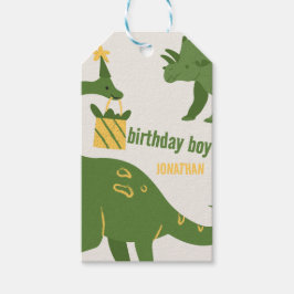 Etiqueta Para Presente Aniversário de Animais da Festa Roar