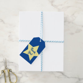 Etiqueta Para Presente Aniversário de criança de estrela brilha