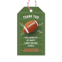 Aniversário de futebol Obrigado