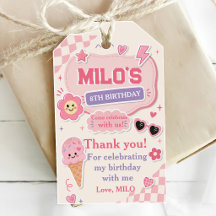 Aniversário de Menina Rosa Retrô