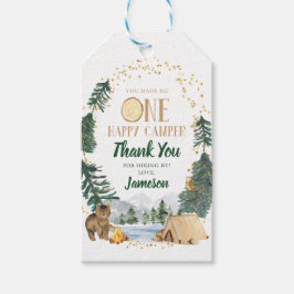 Etiqueta Para Presente Aniversário do Pequeno Explorador Obrigado Marca F