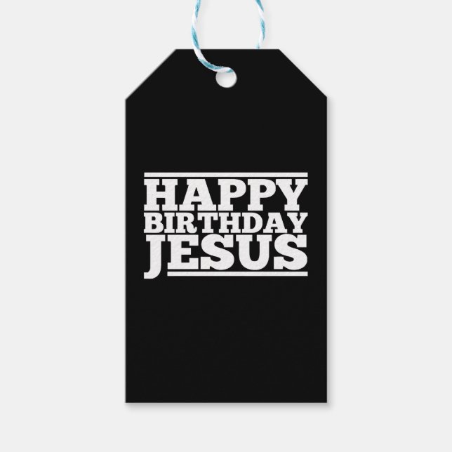 Etiqueta Para Presente Aniversário Jesus Natal (Frente)