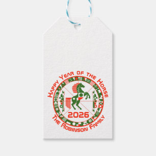 Etiqueta Para Presente Ano do Cavalo 2026