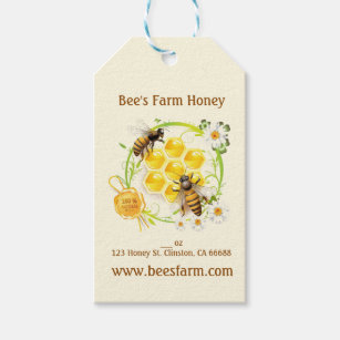 Etiqueta Para Presente Apiarist do apicultor do vendedor do mel da abelha
