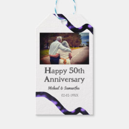 Etiqueta Para Presente aplausos para o aniversário de 50 anos adicionar n