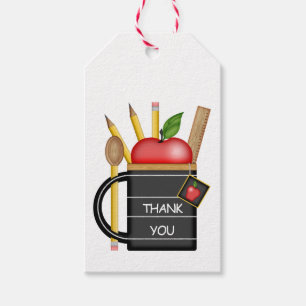 Etiqueta Para Presente Apple do professor agride o Tag feito sob