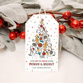 Etiqueta Para Presente Apreciação ao Professor Natal Alegre e Brilhante