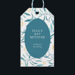 Etiqueta Para Presente Aquarela Botânica Estrela de Davi Bar Mitzvah<br><div class="desc">Etiqueta de presente perfeita para lembrancinhas em um bat mitzvah, bar mitzvah ou outra celebração judaica! Arte em aquarela feita à mão para você na frente e no verso! TOTALMENTE PERSONALIZÁVEL! Clique em “Personalizar” acima para editar o texto. Clique em "editar usando a ferramenta de design" para ajustar as fontes,...</div>