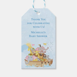 Etiqueta Para Presente Arca de Noé favor agradecimento fofo