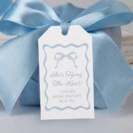 Etiqueta Para Presente Arco Azul. Ela é a favor do Chá de panela do Casan