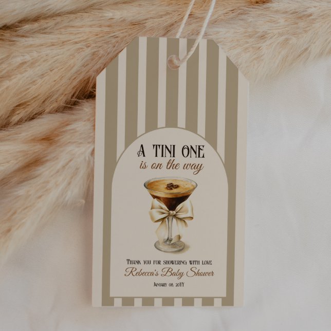 Etiqueta Para Presente Arco Espresso Martini (Criador carregado)