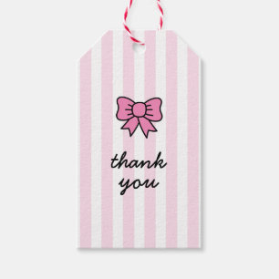 Etiqueta Para Presente Arco Rosa Bonito Obrigado