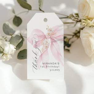 Etiqueta Para Presente Arco rosa Festa de aniversário