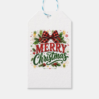 Etiqueta Para Presente Arco Xadrez Natal Feliz