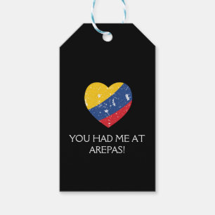 Etiqueta Para Presente Arepas Funny Quote Comida Colombiana