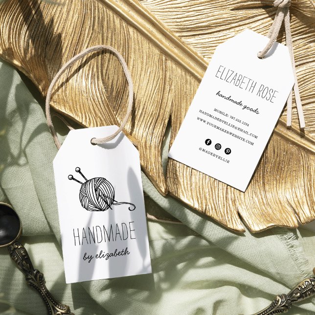 Etiqueta Para Presente Arrancas Rustic Yarn Manipulando Arrancando Arranc (Criador carregado)