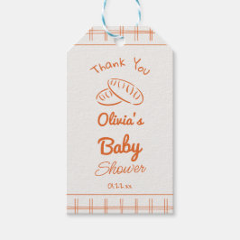 Etiqueta Para Presente Arranque Da Mão No Chá de fraldas Neutro Forno