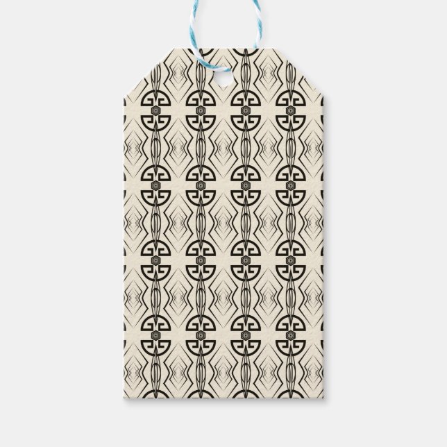 Etiqueta Para Presente Art Deco, arte (Frente)