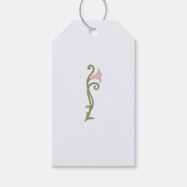 Etiqueta Para Presente Art Nouveau Casamento Floral Obrigado