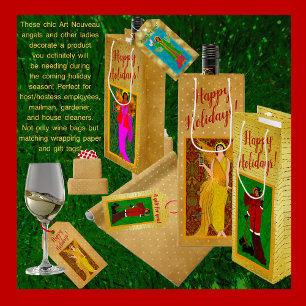 Etiqueta Para Presente Art Nouveau William Morris Gift Tag