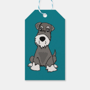 Etiqueta Para Presente Arte bonito do cão de filhote de cachorro do