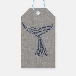 Etiqueta Para Presente Arte da Cauda Náutica Personalizada