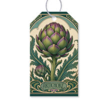 Arte de Alcachofra Antiga no Estilo Arte Nova para