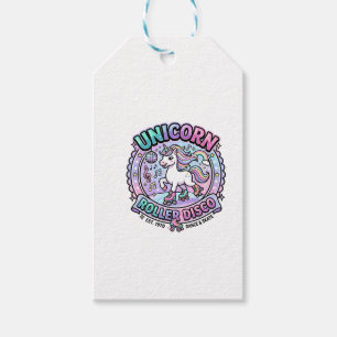 Etiqueta Para Presente Arte de Marketplace Pronta para POD Unicorn Roller