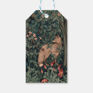 Etiqueta Para Presente Arte de Vida Selvagem Raposa da Vegetação de Willi