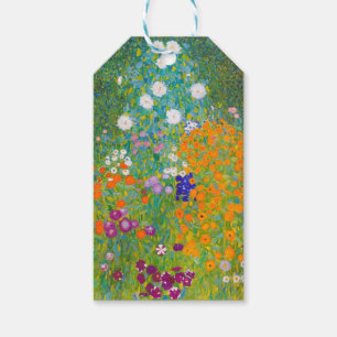 Etiqueta Para Presente Arte Floral de Jardim de Cottage Vintage de Gustav