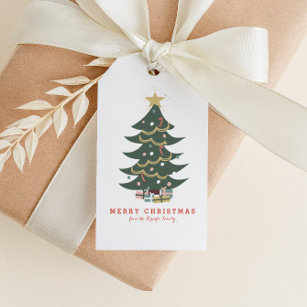Etiqueta Para Presente Árvore de Natal