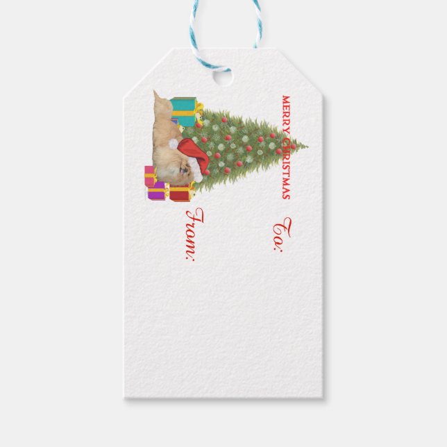 Etiqueta Para Presente Árvore de Natal (Frente)