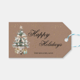 Etiqueta Para Presente Árvore de Natal