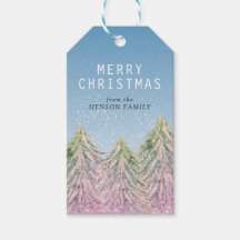 Árvore de Natal Cor de Água Rosa