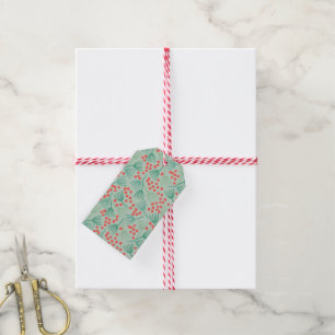 Etiqueta Para Presente Árvore de Natal Desenhada à Mão Personalizada