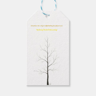 Etiqueta Para Presente Árvore Genealógica Personalizada: Arte Minimalista