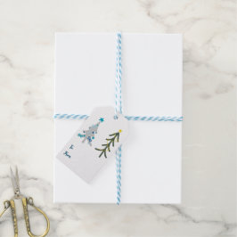 Etiqueta Para Presente Árvores de Natal bonitas