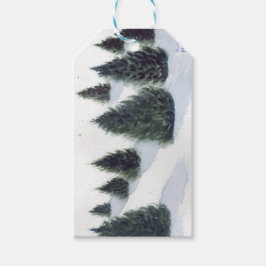 Etiqueta Para Presente Árvores de Natal com Etiqueta de Presente - Suprim