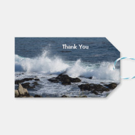 Etiqueta Para Presente As ondas do Oceano Pacífico