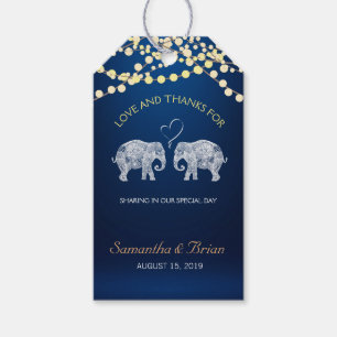 Etiqueta Para Presente As TONELADAS de noite de LOVE/Elephant iluminam o
