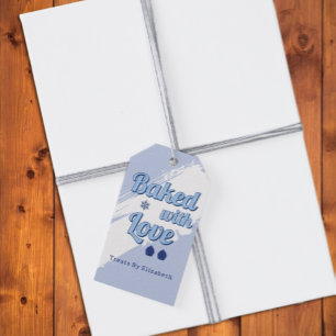 Etiqueta Para Presente Assados Com Amor Presentes de Natal de Inverno