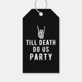 Etiqueta Para Presente Até a morte... nos favorecem o esqueleto negro?