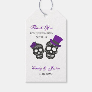 Etiqueta Para Presente Até que a morte nos faça parte Casamento Roxo e