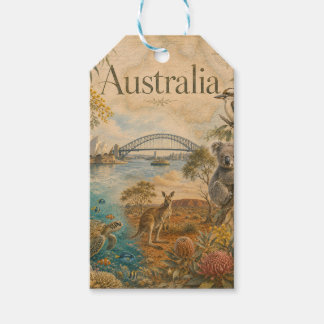 Etiqueta Para Presente Austrália para os amantes da Austrália