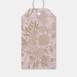 Etiqueta Para Presente Australian Summer Bush Blooms